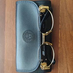 Vintage Gianni Versace Gold Glass Frames